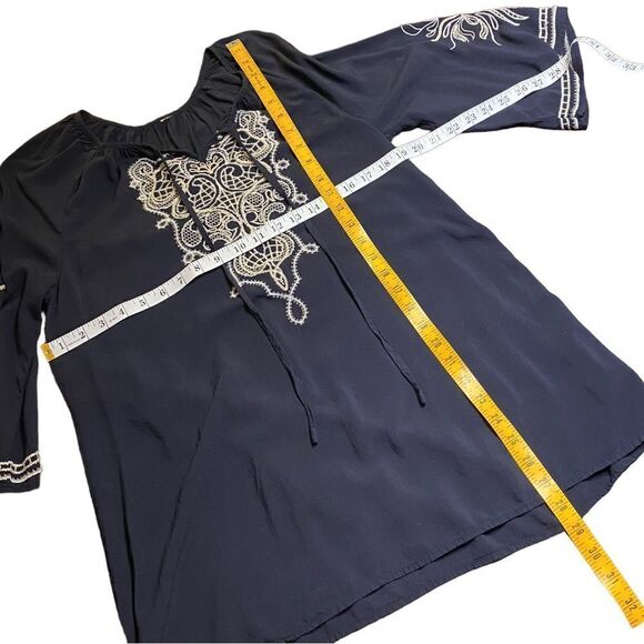 Embroidered Tunic Boho Blouse - Picture 5 of 8